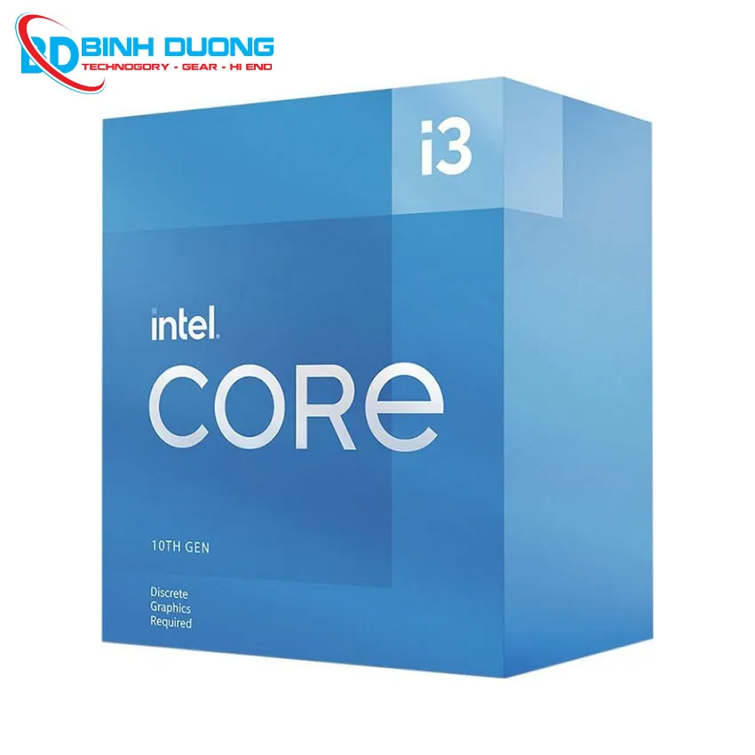 CPU Intel Core i3-10105F (3.7GHz turbo up to 4.4Ghz, 4 nhân 8 luồng, 6MB Cache, 65W) - Socket Intel LGA 1200