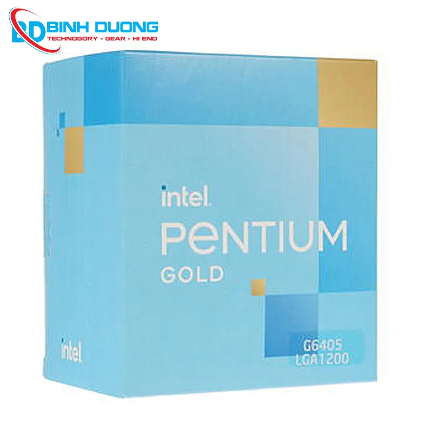 CPU Intel Pentium Gold G6405 (4.1GHz, 2 nhân 4 luồng, 4MB Cache, 58W) - Socket Intel LGA 1200)