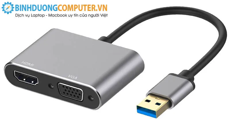 Cáp chuyển USB 3.0 ra HDMI, VGA