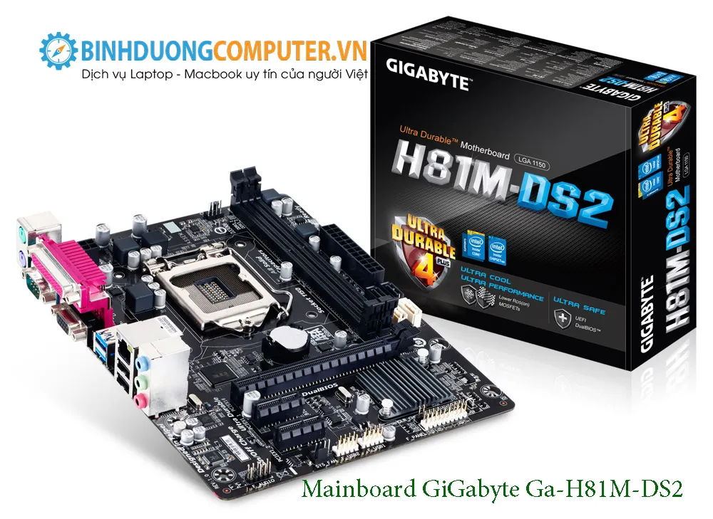 Mainboard GiGabyte Ga-H81M-DS2