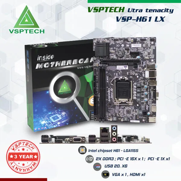 Mainboard VSP H61 LW New