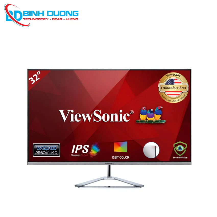 Màn hình máy tính ViewSonic VX3276-2K-MHD-2 31.5 inch - 2K IPS