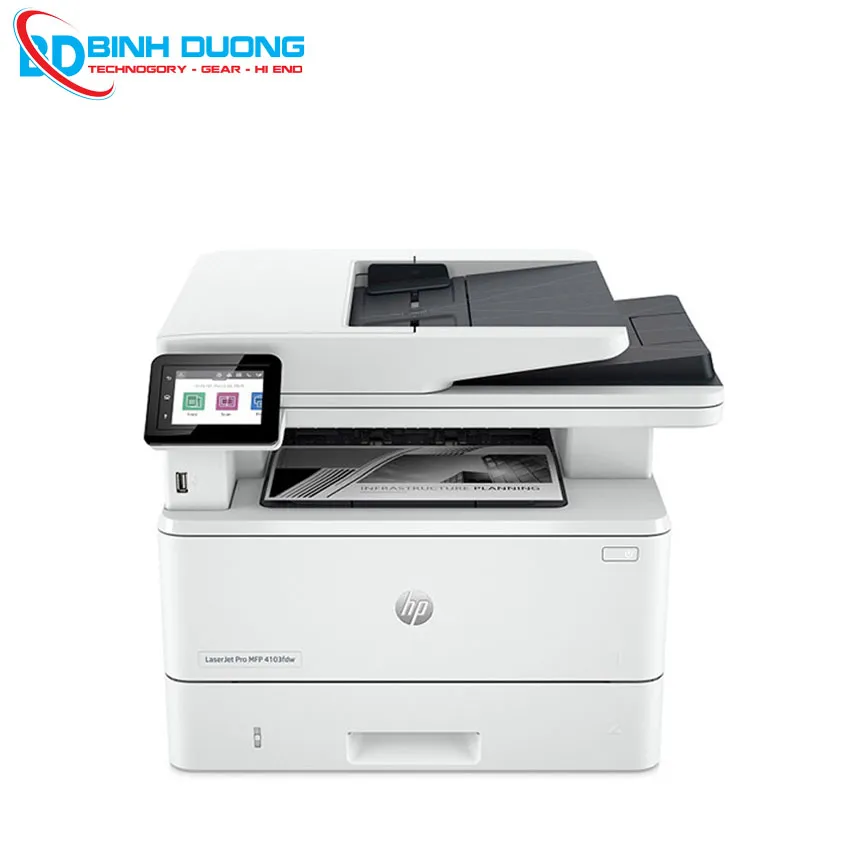 Máy In Đa Năng HP Laserjet Pro MFP 4103FDW (2Z629A)