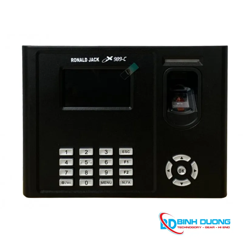 Máy chấm công vân tay thẻ cảm ứng RONALD JACK X989-C