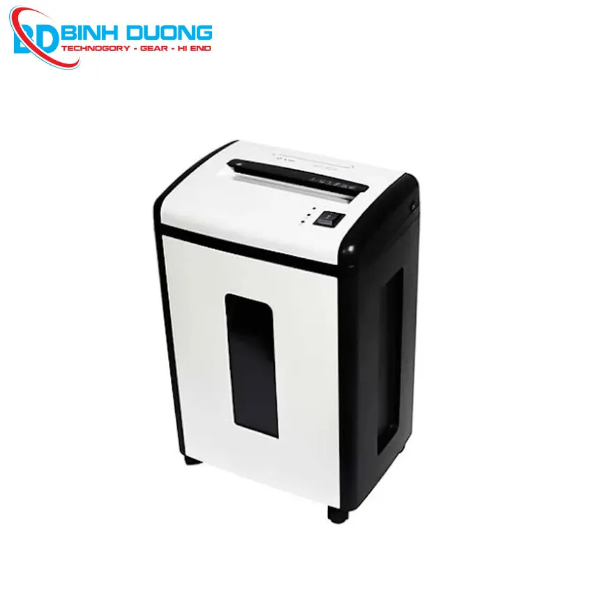 Máy hủy vụn BINGO C45CD (8-10 tờ A4 70gsm/lần, 2,5m/phút, 23 lít, 15kg, hủy ID card, CD)