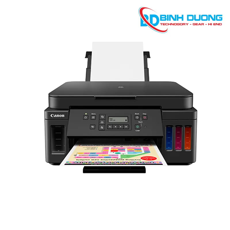 Máy in phun đa năng canon 6070 A4-A5- In-Copy- Scan- Đảo mặt-USB- LAN- WIFI