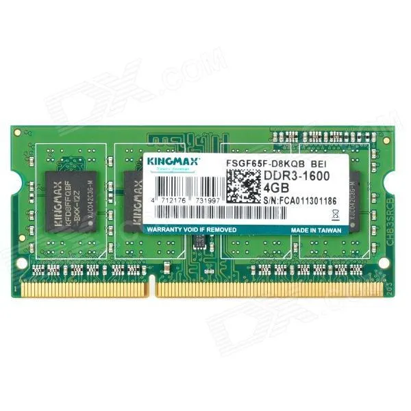Ram Laptop Kingmax DDR3L 4G bus 1600 DDR3L 1.35V dành cho Haswell New