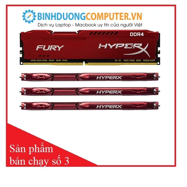 Ram Máy Tính Kingston DDR4 8GB/2666 HyperX Fury Blue / Red / Black