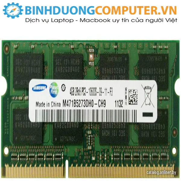 Ram ddr3 Laptop 4G bus 1333/1600(hàng nhập khẩu)