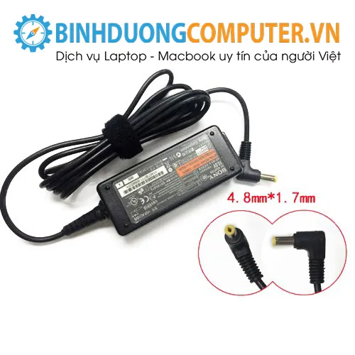 Sạc Laptop Sony 30W 10.5V – 2.9A (Đầu Tròn Nhỏ)