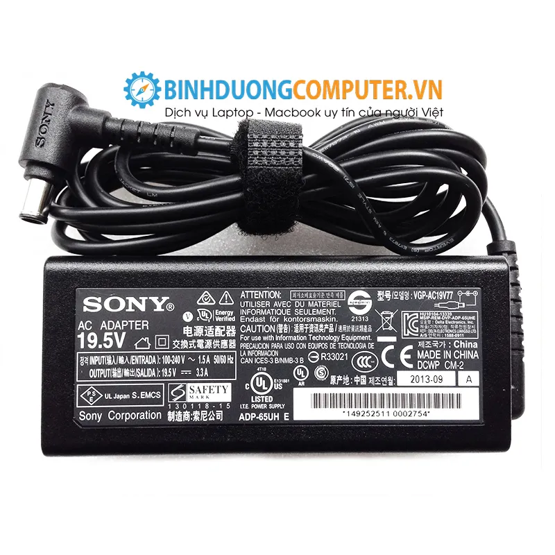 Sạc Laptop Sony 65W 19.5V – 3.3A