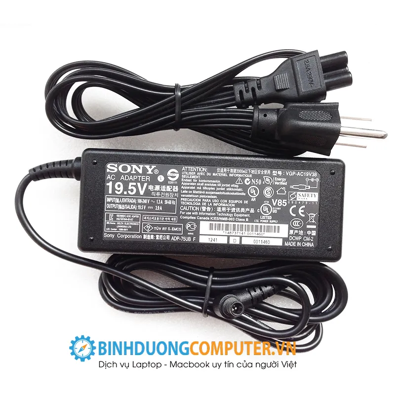 Sạc Laptop Sony 75W 19.5V – 3.9A