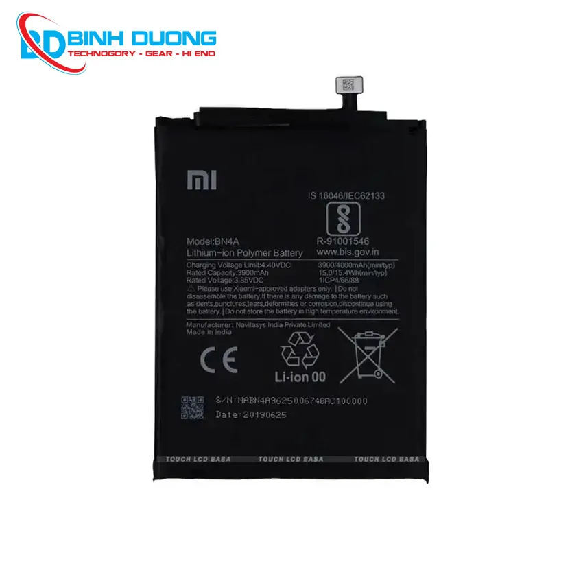 Thay pin Xiaomi Redmi note 7 